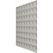 Ekena Millwork 19 5/8in. W x 19 5/8in. H Bradford EnduraWall Decorative 3D Wall Panel Covers 2.67 Sq. Ft. WP20X20BRGLN - alternate 5